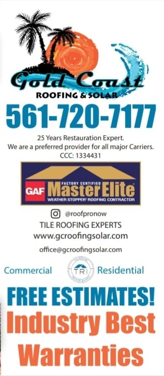 Free estimates and industry best warranties, call 561-720-7177